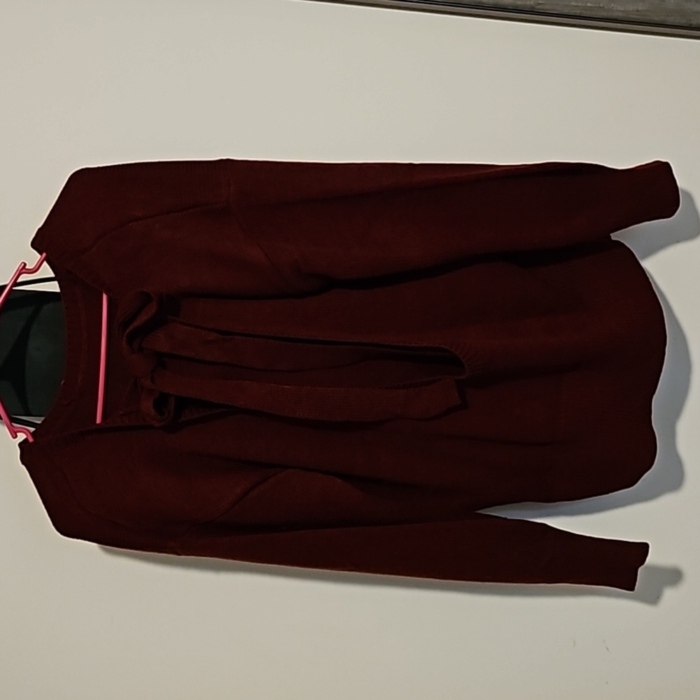 tie back sweater